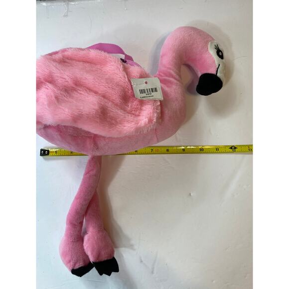 Flamingo Stuffed Animal Purse - Picture 3 of 12